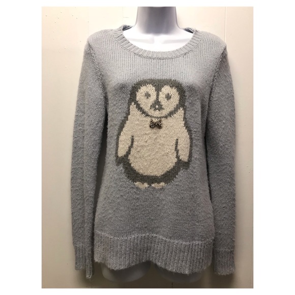 LC Lauren Conrad Sweaters - Penguin Christmas Sweater by Lauren Conrad SEQUINS